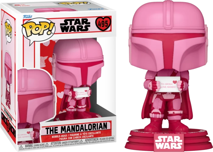 Funko Pop! Star Wars: The Mandalorian - Valentine's Day - Bundle (Set Of 5) 6 Funko Pop! Star Wars: The Mandalorian - Valentine's Day - Bundle (Set Of 5) - Image 4