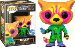 Funko Pop! Guardians Of The Galaxy Vol. 3 - Rocket Blacklight #1241