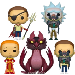 Funko Pop! Rick And Morty - A Glorz For Concern - Bundle (Set Of 5)