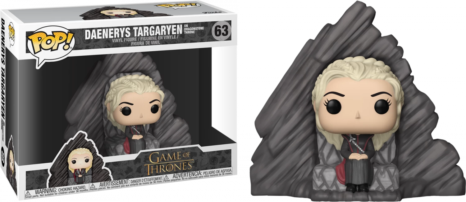 Funko Pop! Game Of Thrones - Daenerys Targaryen On Dragonstone Throne Deluxe #63 3 Funko Pop! Game Of Thrones - Daenerys Targaryen On Dragonstone Throne Deluxe #63