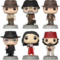 Funko Pop! Indiana Jones - Obtainer Of Rare Antiquities - Bundle (Set Of 6)