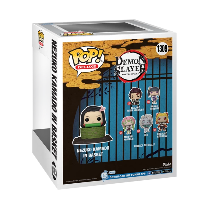 Funko Pop! Demon Slayer - Nezuko Kamado In Basket Deluxe #1309 6 Funko Pop! Demon Slayer - Nezuko Kamado In Basket Deluxe #1309 - Image 4