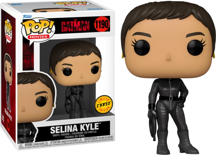 Funko Pop! The Batman (2022) - Selina Kyle (Catwoman) #1190 - Chase Chance 4 Funko Pop! The Batman (2022) - Selina Kyle (Catwoman) #1190 - Chase Chance - Image 2