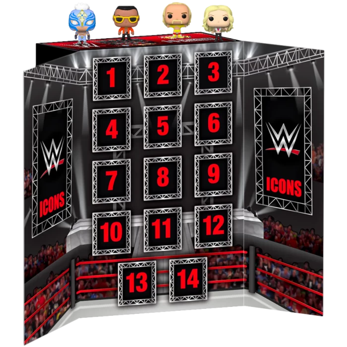 Funko - WWE - 14 Day Pocket Pop! Vinyl Figure Countdown Calendar 3 Funko - WWE - 14 Day Pocket Pop! Vinyl Figure Countdown Calendar