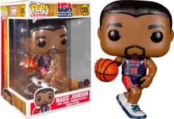Funko Pop! NBA Basketball - Magic Johnson 1992 Team USA Jersey 10" #125