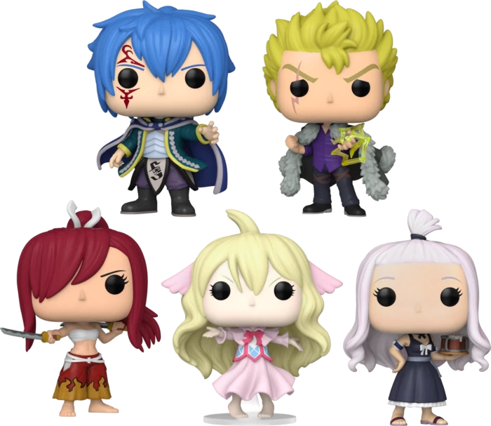 Funko Pop! Fairy Tail - Earth-Land - Bundle (Set Of 5) 3 Funko Pop! Fairy Tail - Earth-Land - Bundle (Set Of 5)