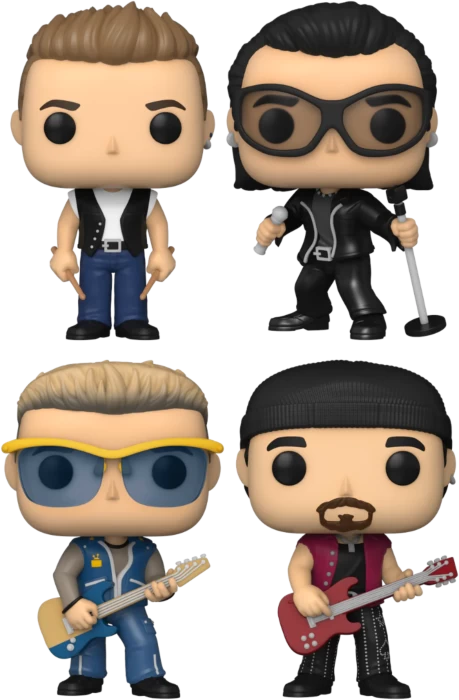 Funko Pop! U2 - Zoo TV Tour - Bundle (Set Of 4) 3 Funko Pop! U2 - Zoo TV Tour - Bundle (Set Of 4)