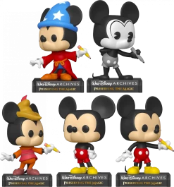 Funko Pop! Walt Disney Archives - Mickey Mouse 50th Anniversary - Bundle (Set Of 5)