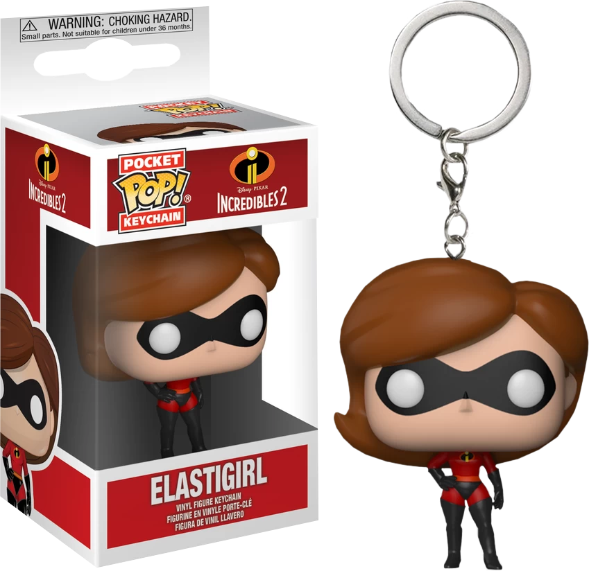 Funko Pocket Pop! Keychain - Incredibles 2 - Elastigirl 3 Funko Pocket Pop! Keychain - Incredibles 2 - Elastigirl