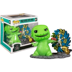 Funko Pop! The Nightmare Before Christmas - Oogie Boogie With Spinwheel Glow In The Dark Deluxe #811 -Anime Zone Shop fun40591 the nightmare before christmas oogie boogie with spinwheel glow in the dark deluxe pop vinyl figure popcultcha 02