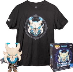 Funko - Fortnite - Ragnarok Glow In The Dark #465 - Vinyl Figure & T-Shirt Box Set