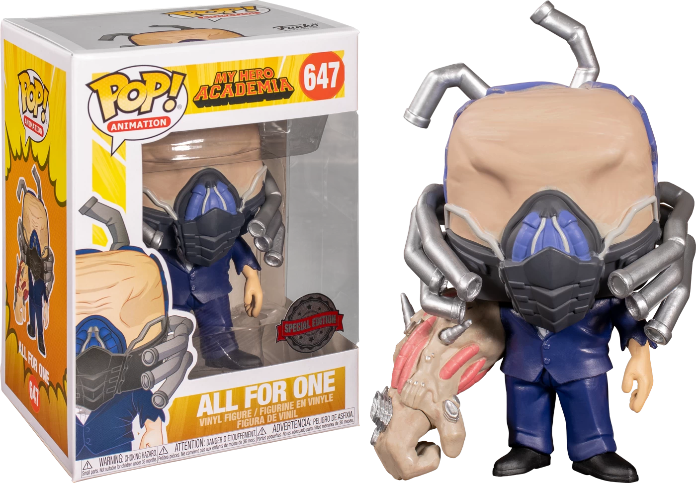 Funko Pop! My Hero Academia - All For One Charged #647 3 Funko Pop! My Hero Academia - All For One Charged #647