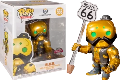 Funko Pop! Overwatch - B.O.B. Gold Metallic 6" Super Sized #558
