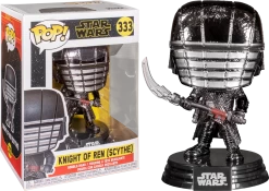 Funko Pop! Star Wars Episode IX: The Rise Of Skywalker - Knights Of Ren Hematite Chrome - Bundle (Set Of 6) -Anime Zone Shop fun47243 star wars episode ix the rise of skywalker knight of ren with scythe hematite chrome pop vinyl figure popcultcha 01.1585100790