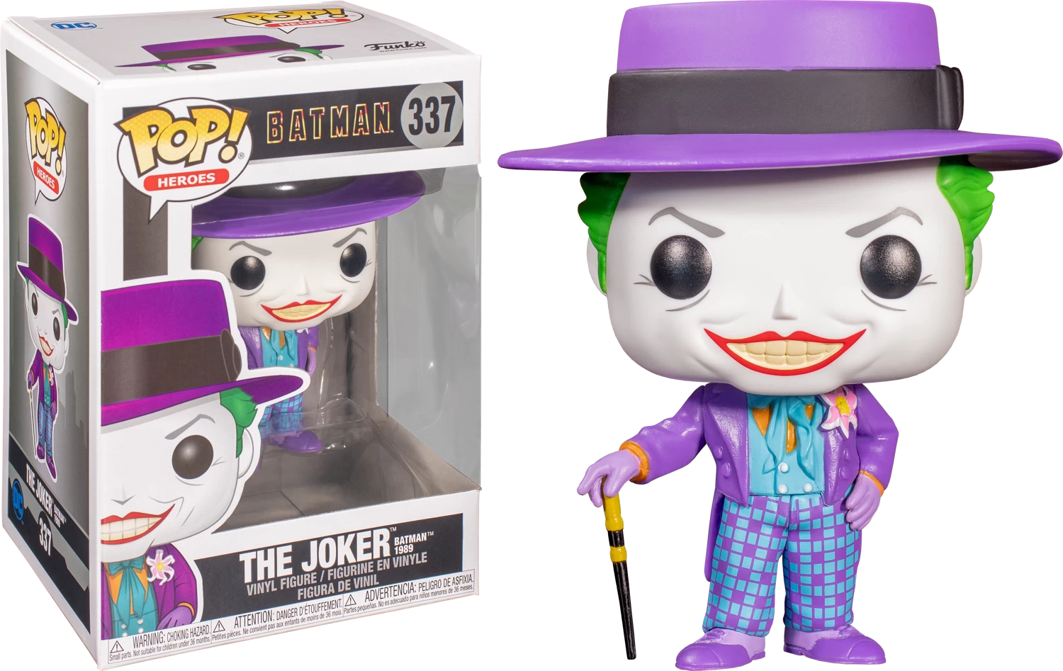 Funko Pop! Batman (1989) - The Joker #337 - Chase Chance 3 Funko Pop! Batman (1989) - The Joker #337 - Chase Chance