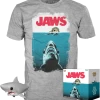 Funko - Jaws - Bloody Great White Shark 6" Super Sized - Vinyls Figure & T-Shirt Box Set -Anime Zone Shop jaws bloody funko pop tee popcultcha 7.1566883887