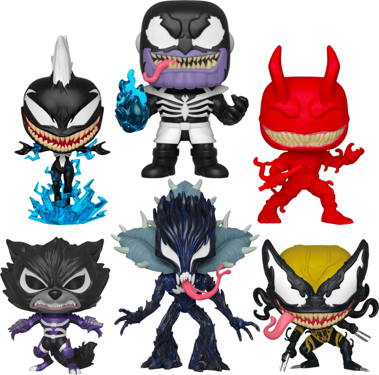 Funko Pop! Venom - Titanized Pop! Vinyl Bundle (Set Of 6) 3 Funko Pop! Venom - Titanized Pop! Vinyl Bundle (Set Of 6)